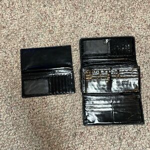 Roots leather wallet / insert